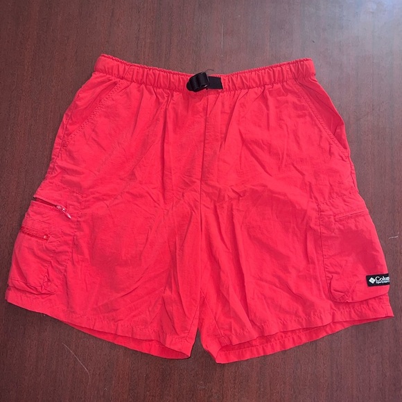 Columbia Men's Red Athletic Shorts - Picture 1 of 3